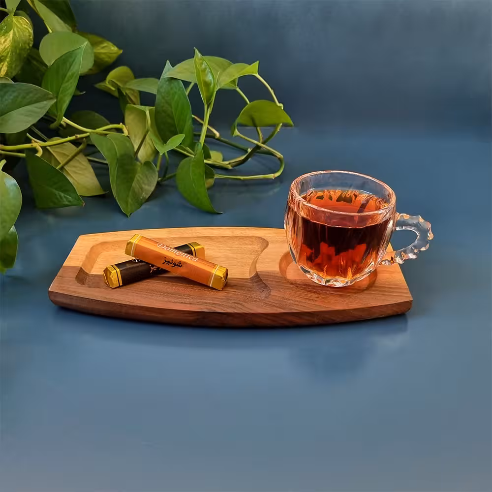 سینی سرو چوبی مدل ساناز