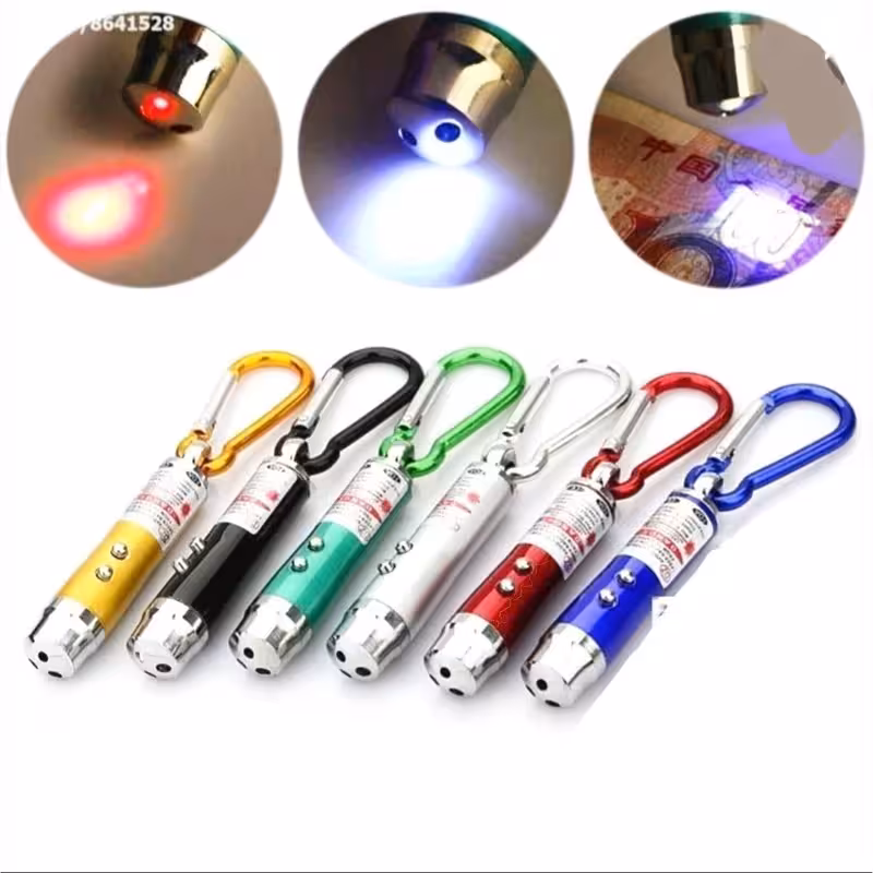 لیزر جیبی سه حالته همراه با اویز(پس کرایه)