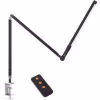 چراغ مطالعه 9 واتی قابل تنظیم با کنترل از راه دور  وبازوی بلند رومیزی تاشو LXDZXY LED