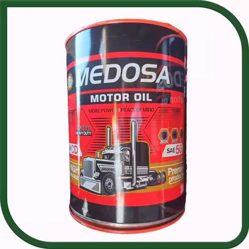 روغن موتور دیزلی W50 مدوسا CD چلیک بیست لیتری فلزی