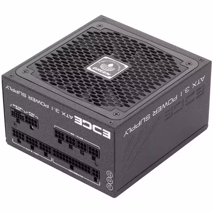 منبع تغذیه کامپیوتر گرین مدل GP850B-EDGE 80 Plus Platinum توان 850 وات