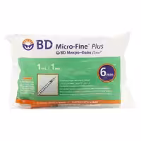 سرنگ انسولین بی دی مدل micro-fine plus حجم 1 میلی لیتر بسته 10 عددی