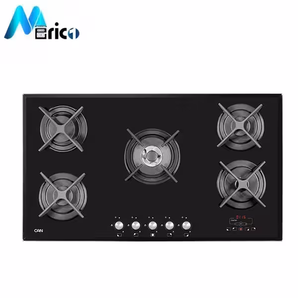 گاز رومیزی کن کد CG9502 پنج شعله شیشه