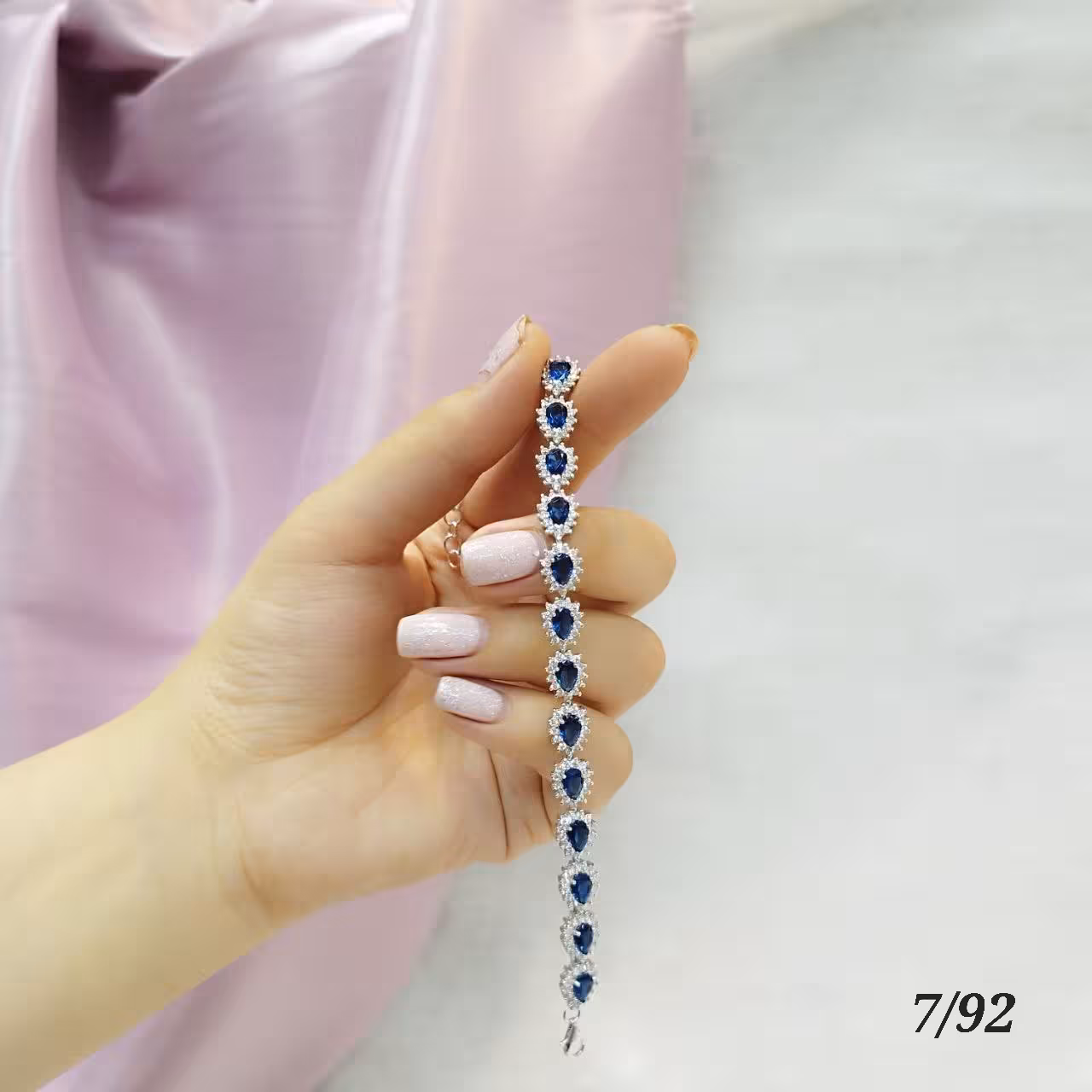 دستبند نقره زنانه تایلندی. کد 12
