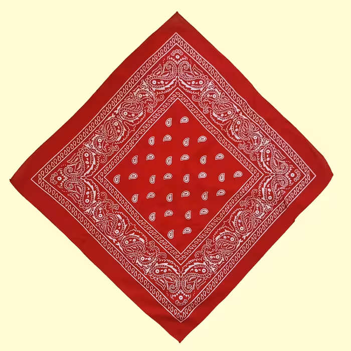 دستمال سر و گردن مدل باندانا بته جقه  01