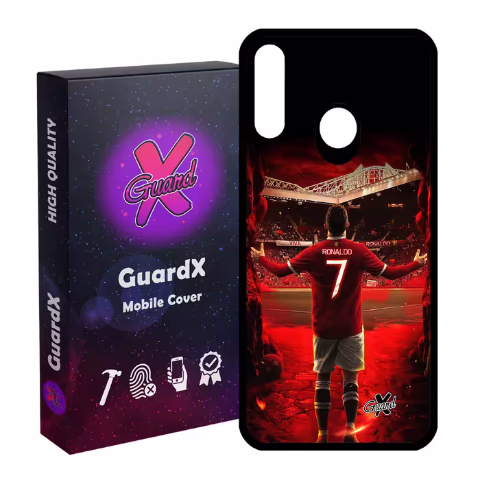کاور گارد ایکس طرح Ronaldo مدل Glass10397 مناسب برای گوشی موبایل سامسونگ Galaxy A20s