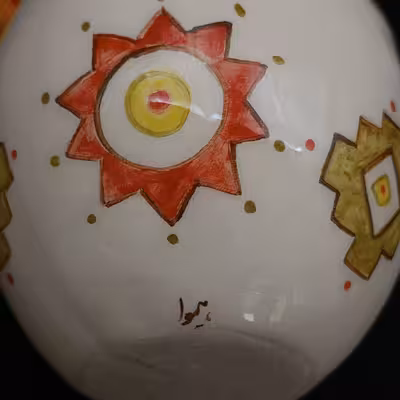 شکلات خوری سرامیکی هیوا طرح جبه دربدار کد 11026147