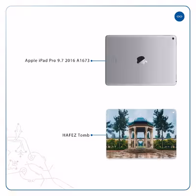 برچسب پوششی ماهوت مدل HAFEZ-Tomb مناسب برای تبلت اپل iPad Pro 9.7 2016 A1673