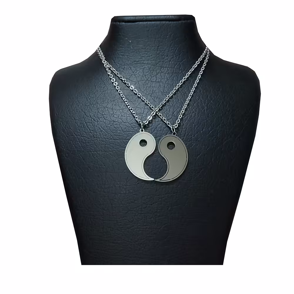 گردنبند مدل یین یانگ بسته دو عددی 