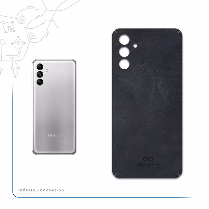برچسب پوششی ماهوت مدل Graphite-Buffalo-Leather مناسب برای گوشی موبایل سامسونگ Galaxy A04s