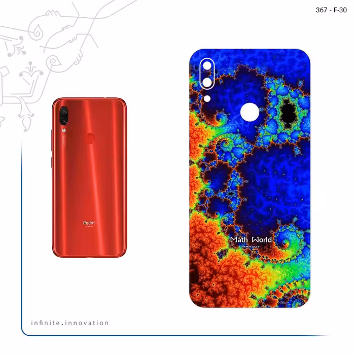 برچسب پوششی ماهوت مدل Mathematical Geometric Shape 5 مناسب برای گوشی موبایل شیائومی Redmi Note 7