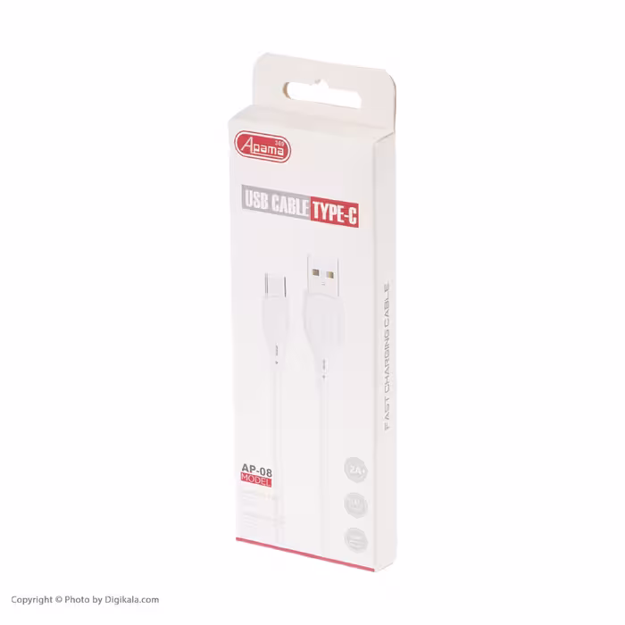 کابل تبدیل USB به USB-C آپاما مدل AP-08 طول 1 متر
