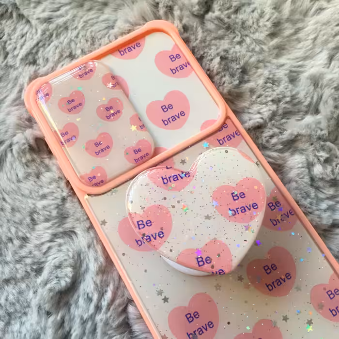 کاور کد A7119 مناسب برای گوشی موبایل سامسونگ Galaxy A22 4G به همراه پایه نگهدارنده