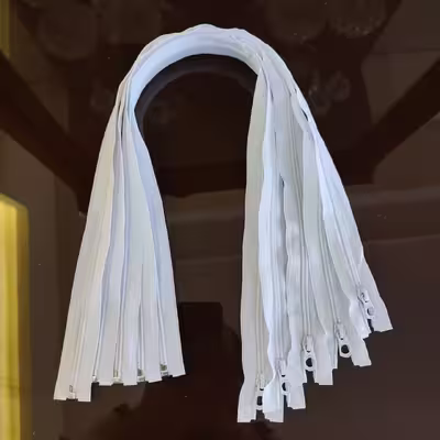 زیپ مدل کاپشنی کد WH70 بسته 5 عددی