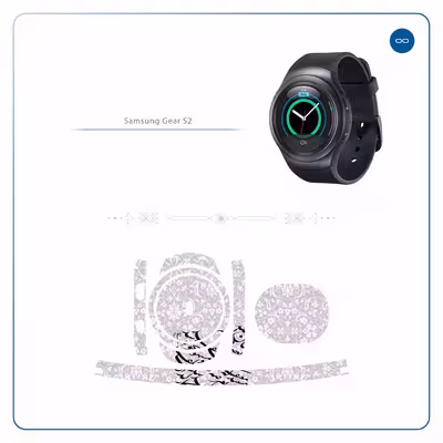 برچسب ماهوت طرح Nastaliq_1 مناسب برای ساعت هوشمند سامسونگ Galaxy Gear S2