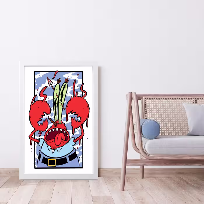 تابلو مدل خرچنگ Mr.Krabs کد G6-38