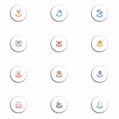 پیکسل مدل  نماد 12 ماه سال کد 007 مجموعه 12 عددی