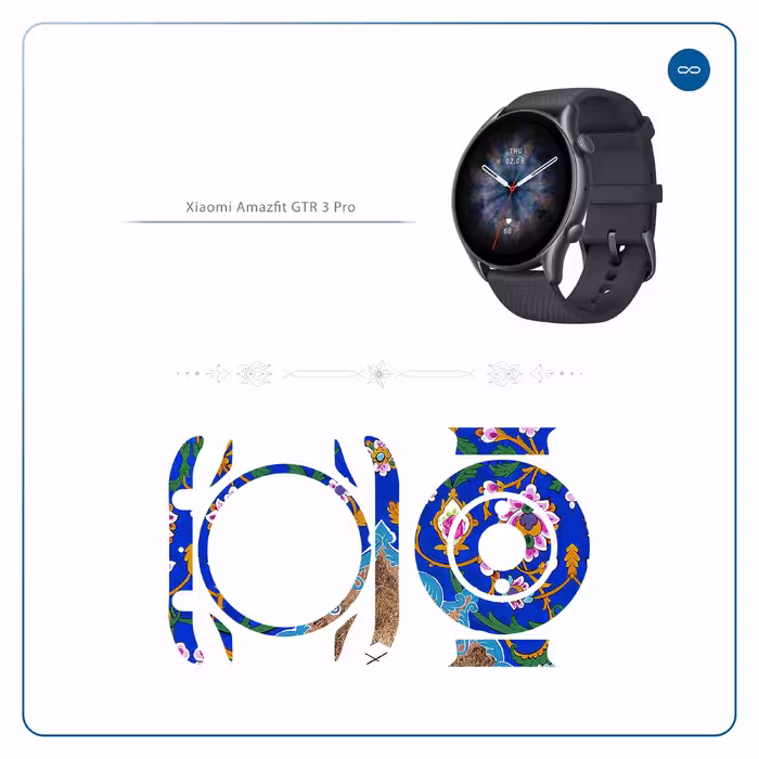 برچسب ماهوت طرح Maryams_Mathematics مناسب برای ساعت هوشمند شیائومی GTR 3 Pro