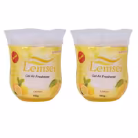 ژل خوشبو کننده هوا لمسر مدل lemon وزن 180 گرم بسته 2 عددی | کالا مکس