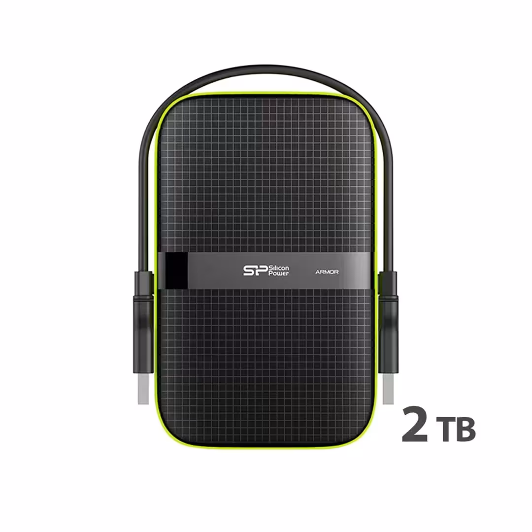 هارد اکسترنال 2 ترابایت سیلیکون پاور Armor A60