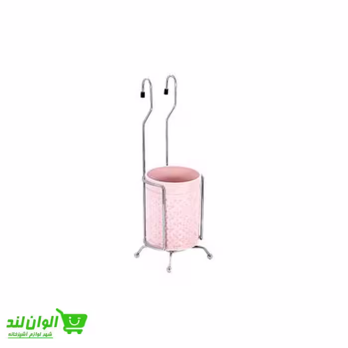 جا قاشقی استیل آویز لیمون طرح گل کد 25603