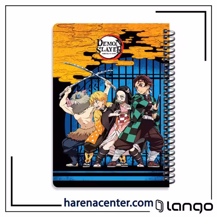 دفتر مدرسه طرح شیطان کش برند لانگو