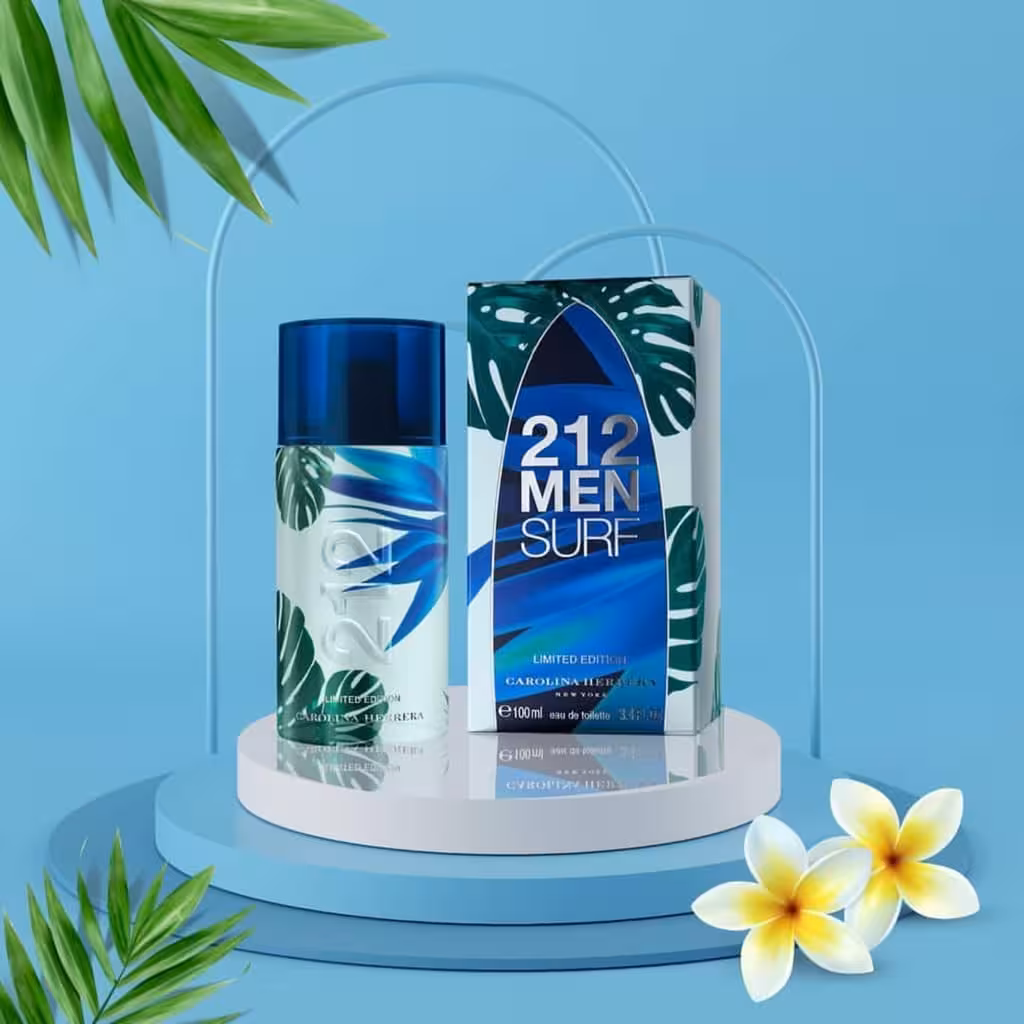 عطر ادکلن کارولینا هررا 212 سورف مردانه اصل | Carolina Herrera 212 Surf for Him 100 ml
