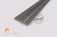 قرنیز 10 سانت بهینا کد FG8-101 |مدرن |طوسی کروم | شاخه 3 متری