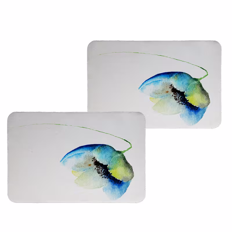 زیربشقابی طرح گل کد 9023 بسته 2 عددی | کالا مکس