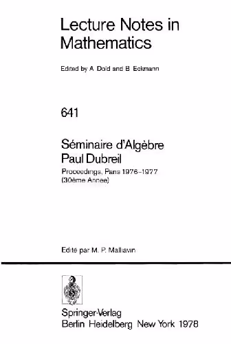 خرید و دانلود نسخه کامل کتاب Seminaire d'Algebre Paul Dubreil
