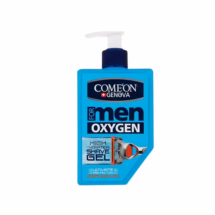 ژل اصلاح آقایان رطوبت رسان قوی مناسب پوست خشک تا نرمال 260 میلی لیتر کامان COME’ON