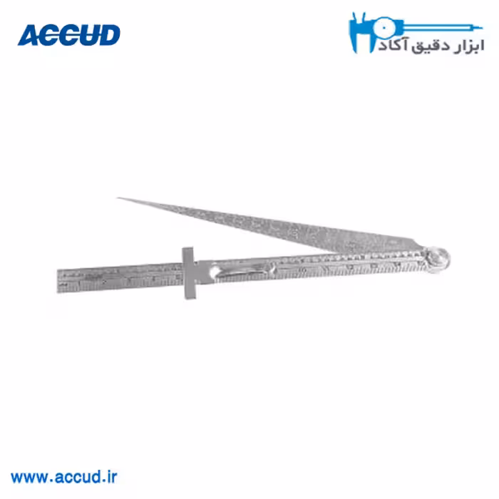 ست تیپر گیج و خط کش جیبی مهندسی Accud (اکیود اتریش) مدل 962-909-02