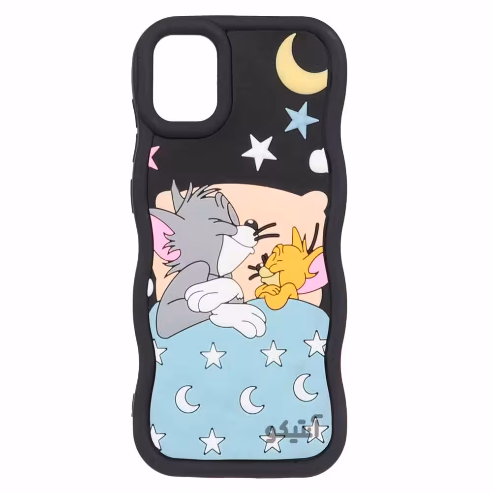 قاب کنگره ای عروسکی طرح تام و جری مناسب برای Samsung A05-کد1226