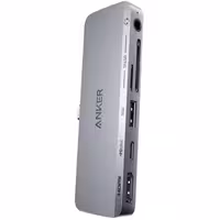 هاب 6 پورت انکر Type-C به USB3.0/HDMI/SD/Micro SD/Type-C/AUX مدل A8363