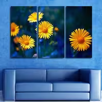 تابلو سه تکه گل کد TA1007