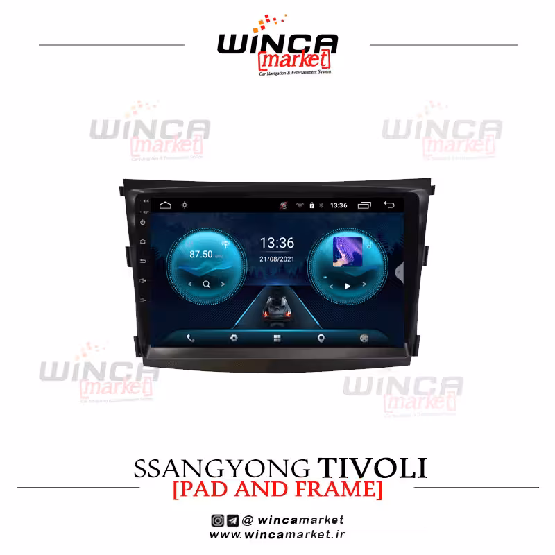 مانیتور فابریک اندروید سانگ یانگ تیوولی سری اس S400 پلاس وینکا WINCA مدل RS855