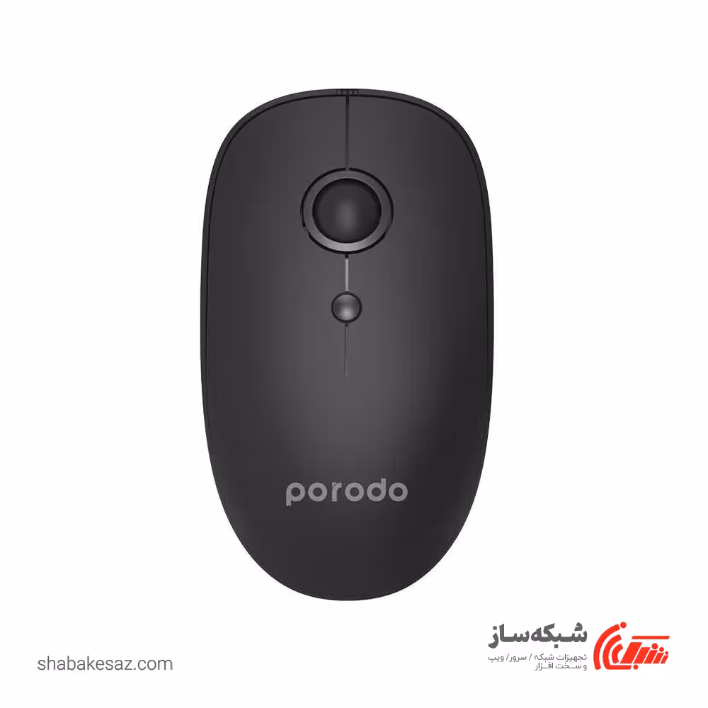 قیمت و خرید ماوس بلوتوث و بی سیم پرودو Porodo PD-WM24BT-BK - شبکه ساز