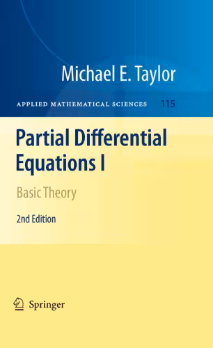 خرید و دانلود نسخه کامل کتاب Partial Differential Equations I: Basic Theory