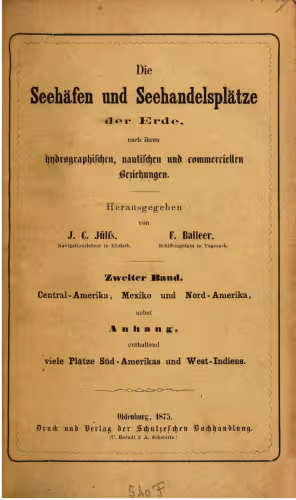 خرید و دانلود نسخه کامل کتاب Die wichtigsten Seehäfen der Erde / Central-Amerika, Mexiko und Nordamerika