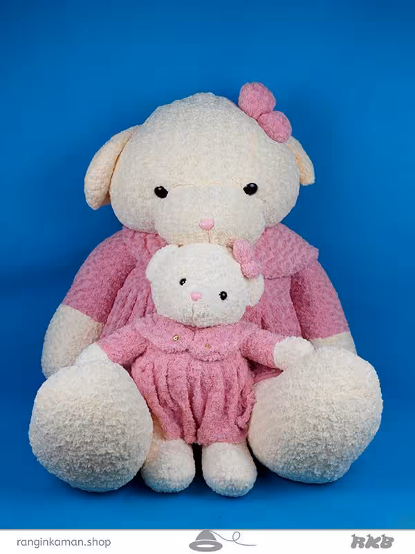 عروسک خرس رز رزی کدRosy bear doll 917