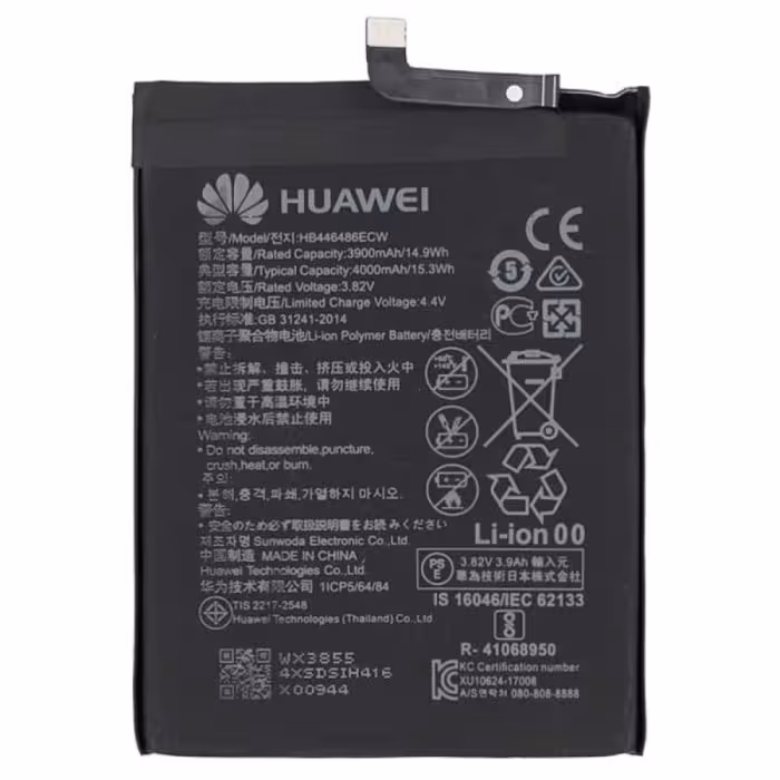 باتری اصلی هوآوی HUAWEI MATE 10 PRO مدل HB446486ECW ظرفیت 4000mAh