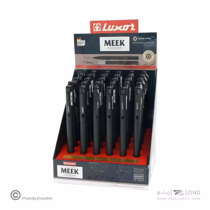 رگلام30عددی خودکار و روان نویس بدنه فلزی لاکسر سریMEEKکد210010