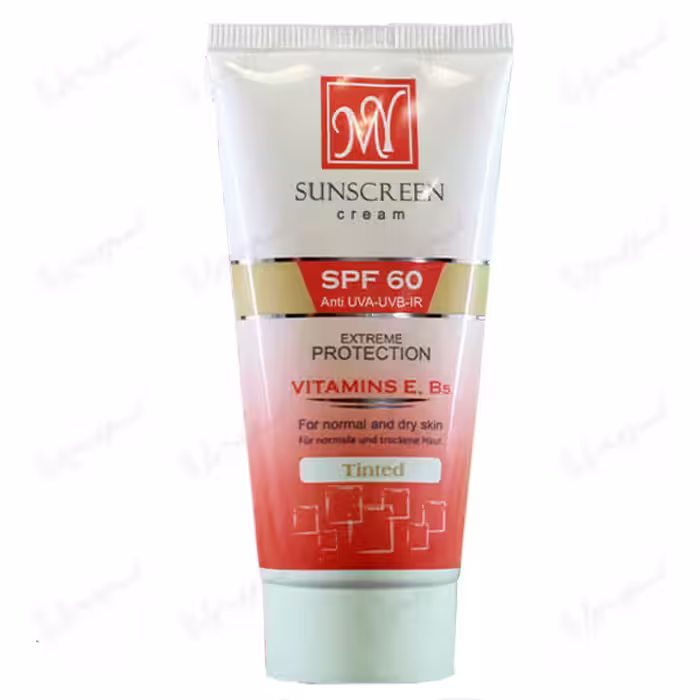 کرم ضد آفتاب کرم پودری SPF 60 مای مناسب پوست های معمولی و خشک 50 میلی لیتر 50 ml