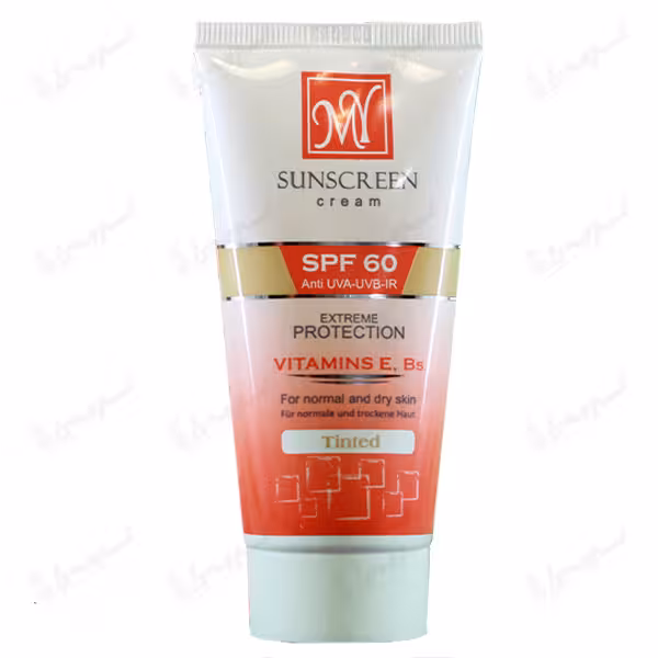 کرم ضد آفتاب کرم پودری SPF 60 مای مناسب پوست های معمولی و خشک 50 میلی لیتر 50 ml