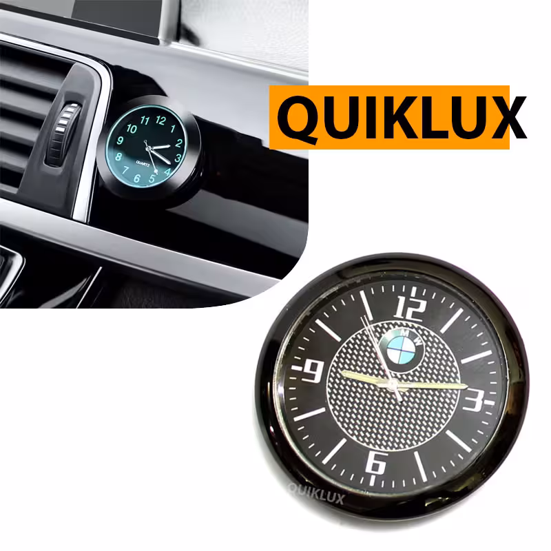 ساعت گرد چسبی طرح لوگو بی ام و