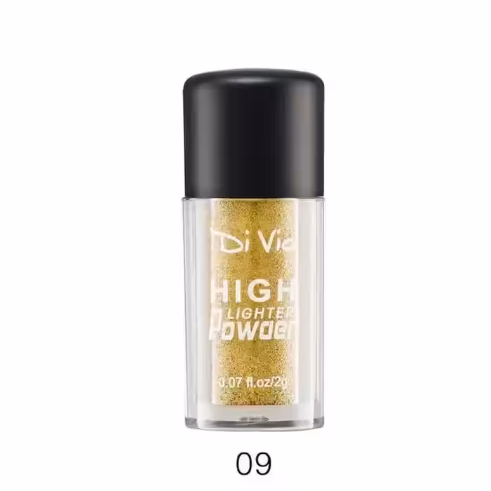 سایه هایلایتر گلیتر دیویو شماره 09 DiVio Highlighter Eyeshadow Powder