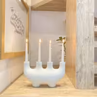 جا شمعی مینیمال چهار شاخه