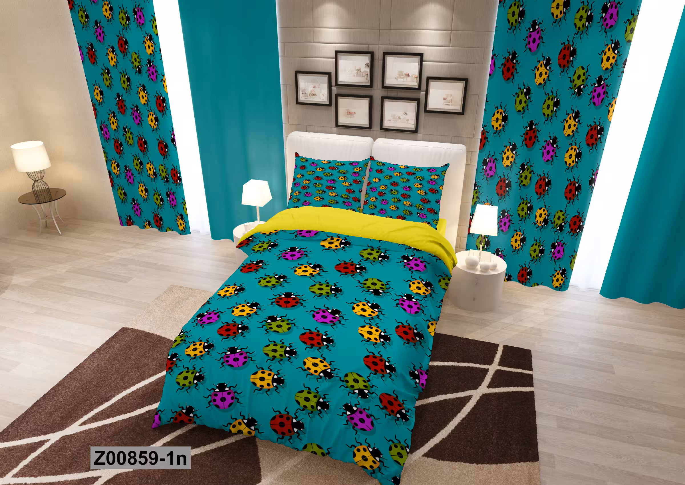 لحاف روتختی تنسل سه بعدی (3D) کالای خواب متین کد 859