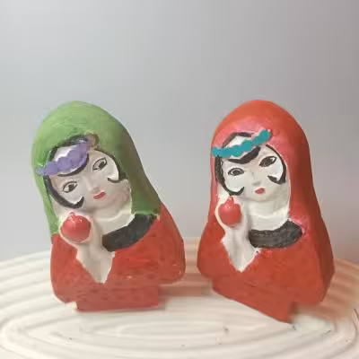 مجسمه خاتون یلدایی 10 سانت