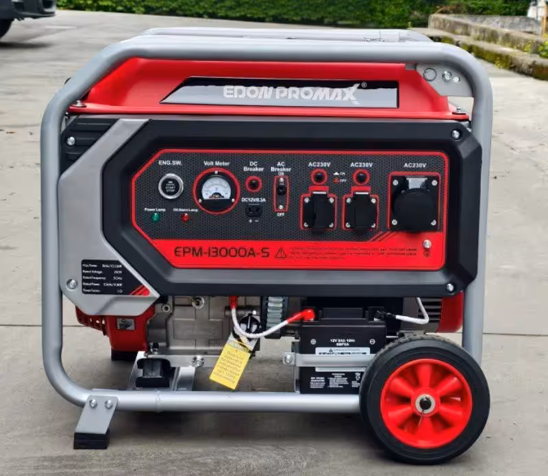 موتور برق بنزینی تک‌فاز EDON مدل EPM-13000A-S PROMAX
